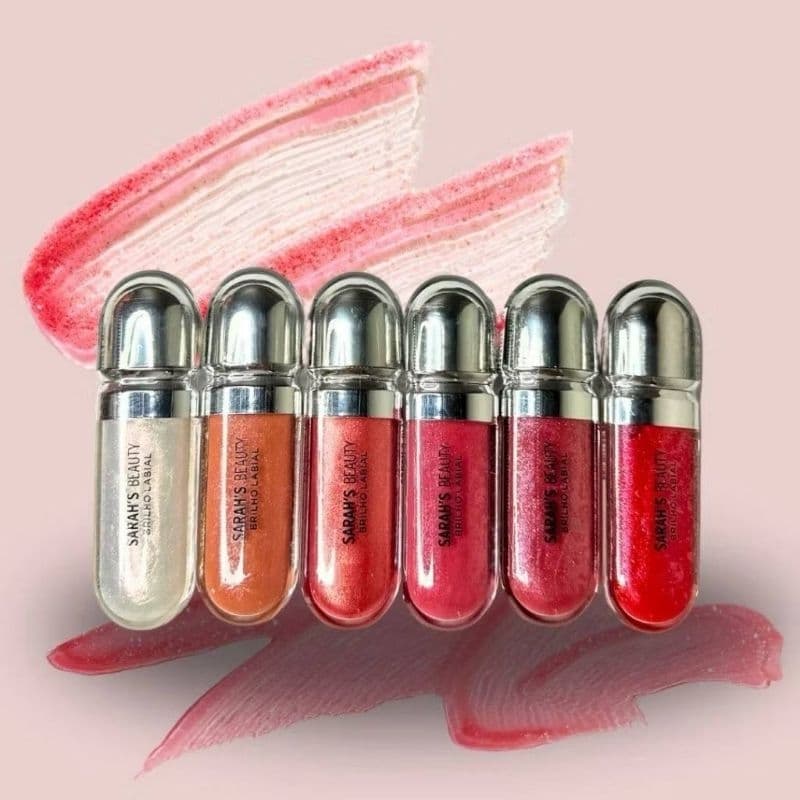 Kit 6 unidades de Gloss Labial Sarah ‘s Beauty