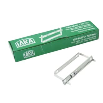 Grampos para Pasta tipo Trilho metal 80mm – com 50 unidades