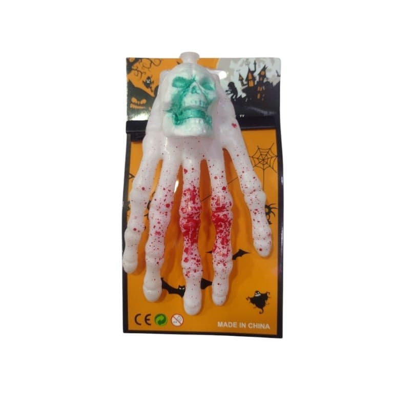 Mão de Caveira Presilha de Cabelo Fantasia Halloween