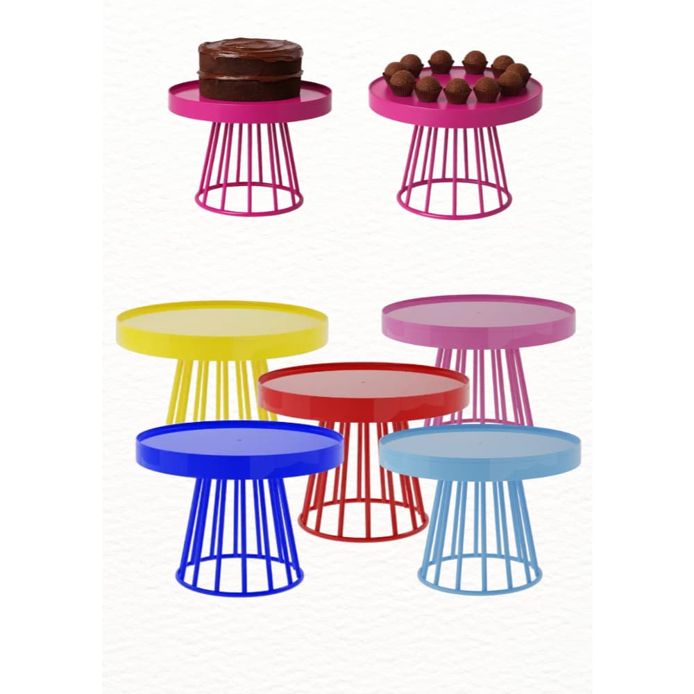Boleira Roma Plastico Suporte Porta Doces Brigadeiros Bolo Sobremesas Festplastik