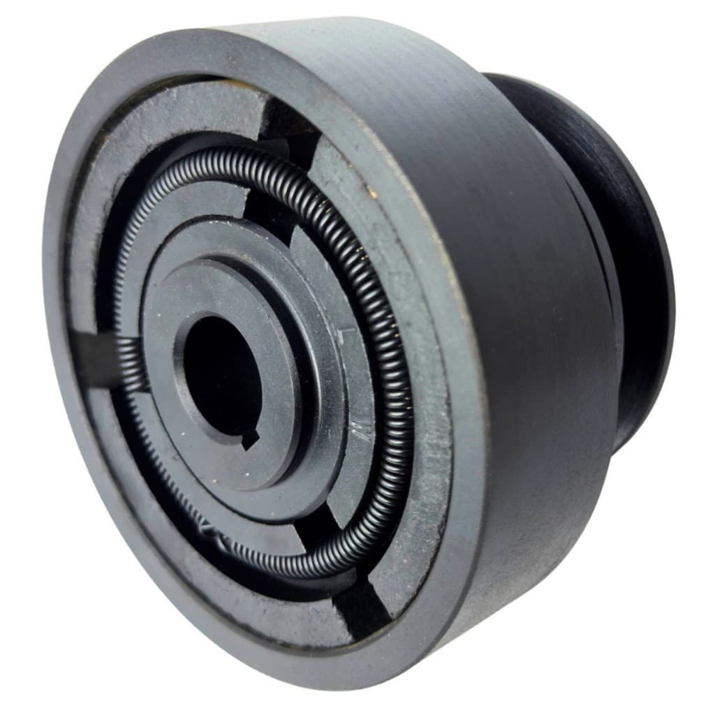 Embreagem Centrífuga Polia Dupla 80mm Correia Eixo 19,05mm (3/4”) Para Motor a Gasolina 7hp