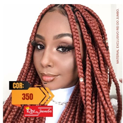 2 Kit Cabelo Jumbo Ser Mulher 399g Cor 350 Extensões Perfeitas para Tranças Box Braids