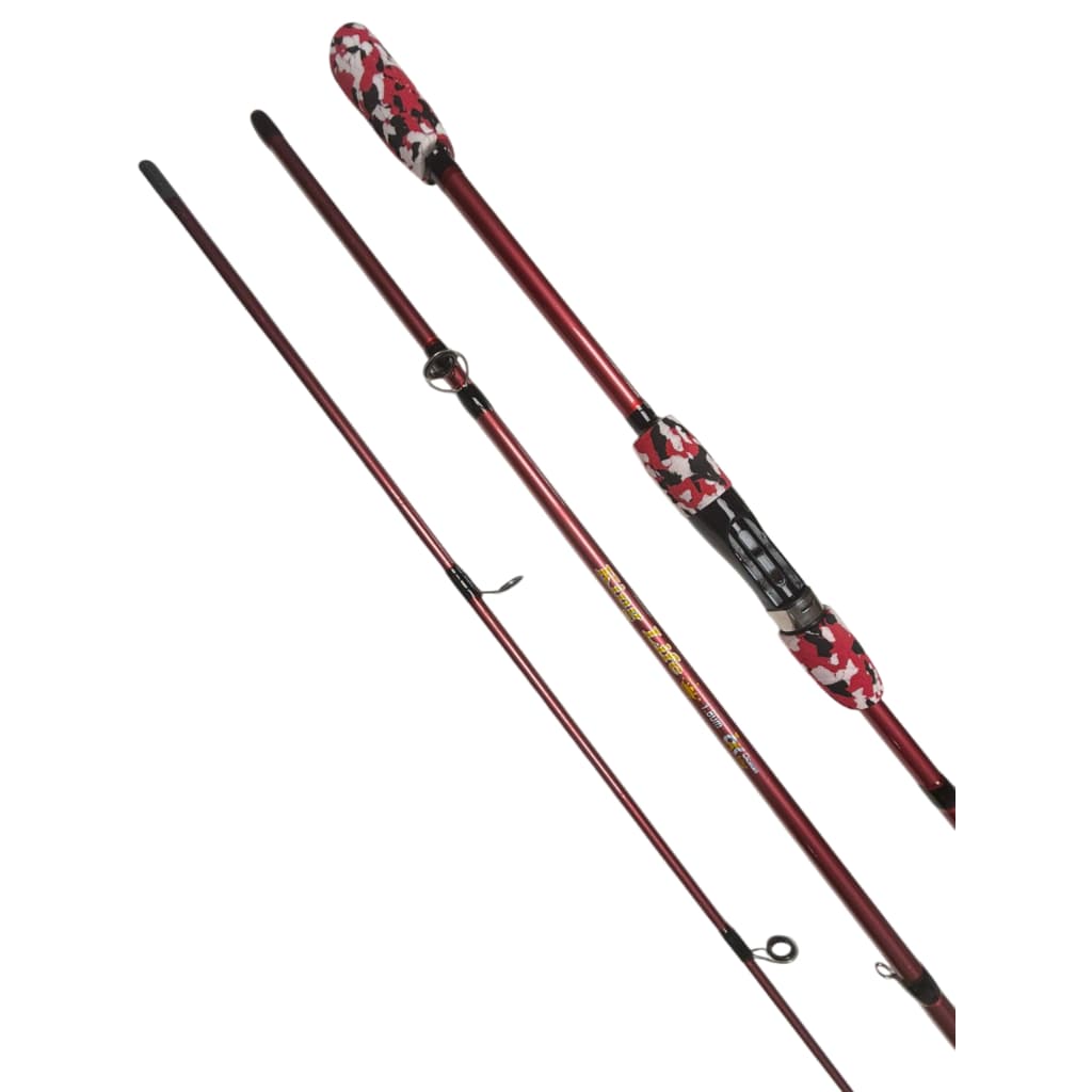 VARA DE PESCA KING LIFE 1,80 METROS 2 PARTES CARRETILHA/MOLINETE AZUL/VERMELHA/PRETA