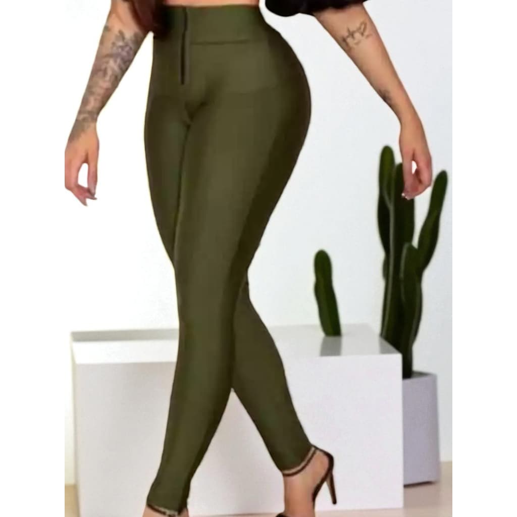 CALÇA LIPO CHAPA BARRIGA COLORIDA TECIDO SUPLEX E POLIAMIDA EMPINA BUMBUM QUEIMA DE ESTOQUE TAMANHO