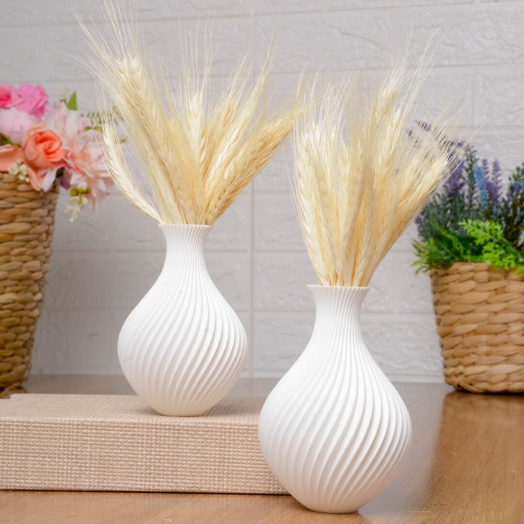 Kit Vasos Cachepot Decorativos Enfeite de Plástico para Sala, Rack, Banheiro, Casa e Escritório | Decoração Moderna