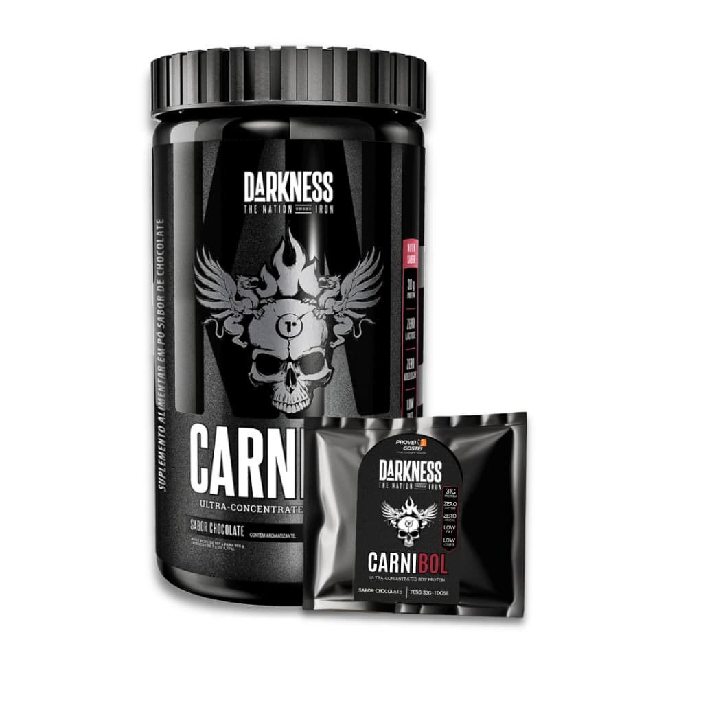 Carnibol Chocolate - Proteína da Carne - Darkness - Porcionado - 1 dose - 35g