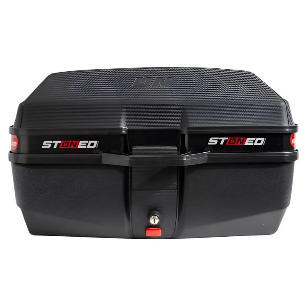 BAU BAULETO STONED 52 LITROS BASE UNIVERSAL PROMOÇÃO MOTOBOY + PARAFUSOS E CHAVE OFERTA IMPERDIVEL