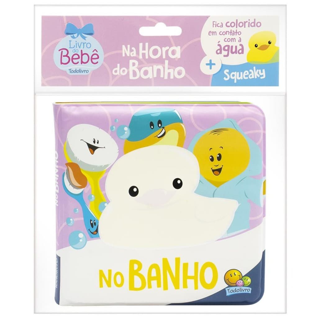 Livro de Banho Impermeável Infantil – No Banho | Na Hora do Banho II - Na Praia