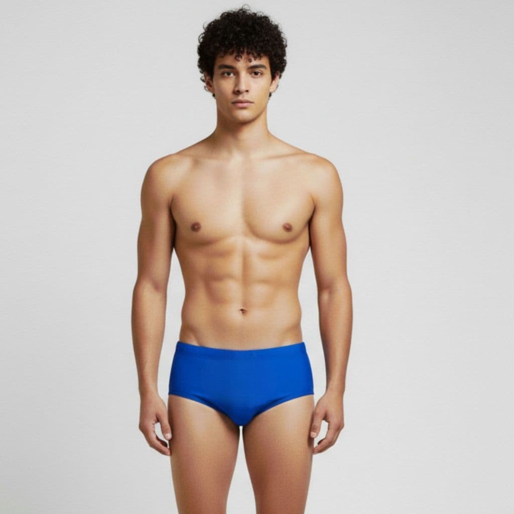 Sunga Slip Masculina Moda Praia Verão Natação Com Cadarço Interno