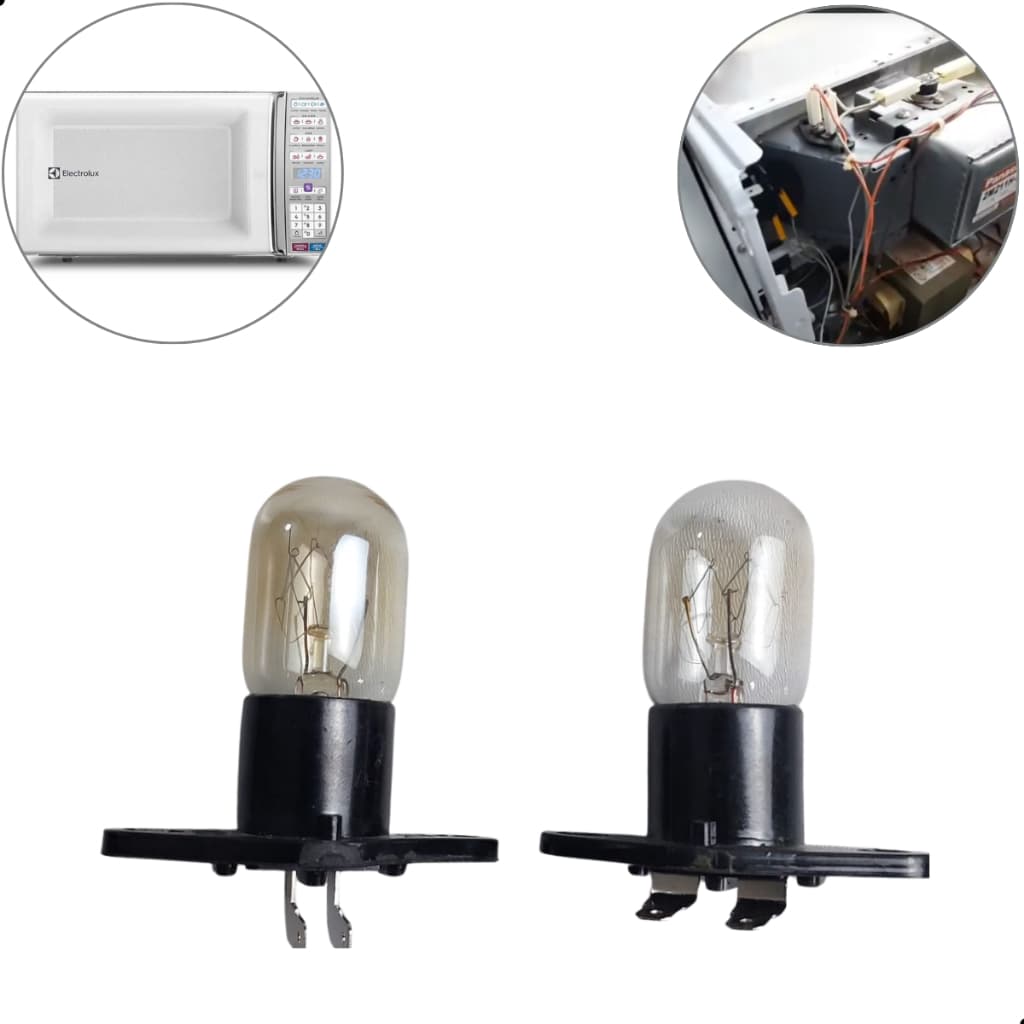 Lampada Micro-ondas 127v 110v Electrolux Midea Brastemp127 Mef41 Mec41 3811004