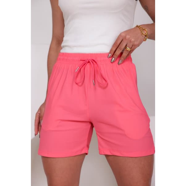 Short Beach Tennis itness Academia Casual Corrida Yoga AQN SPORT Feminino Liso Dry-Fit Com Elastano.