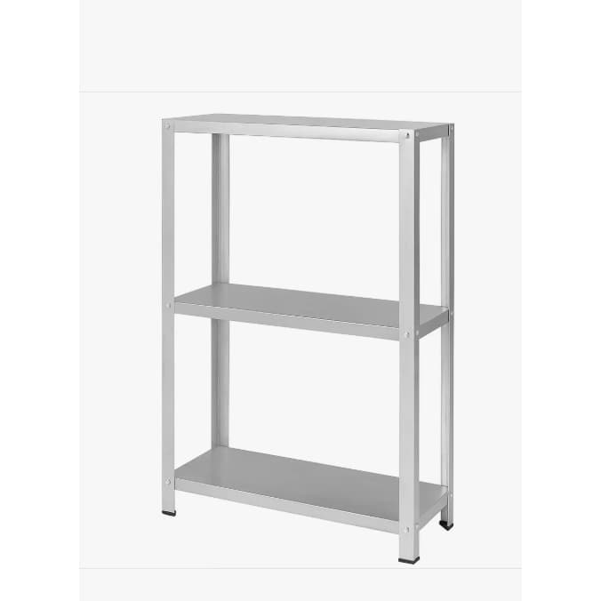 Estante 3 Prateleiras Aço 120x80x30 Multiuso Até 200kg Zp Aço