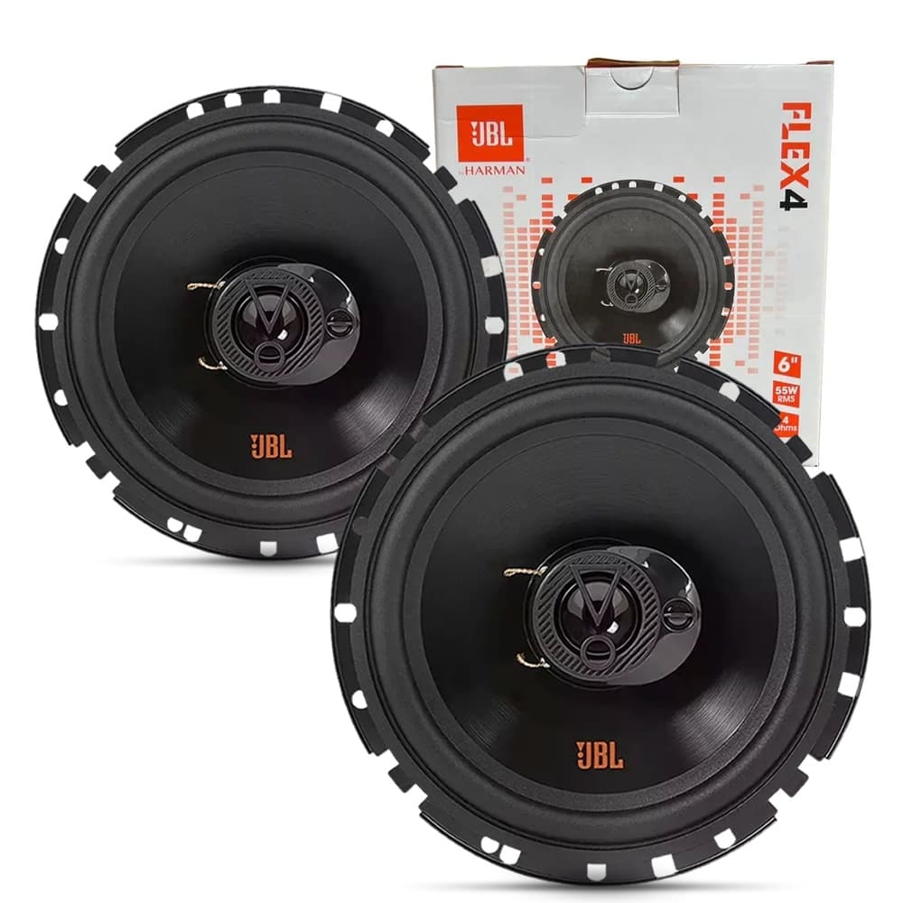 Kit Alto Falantes 6 Polegadas JBL Selenium 6trfx55 110w Rms O PAR