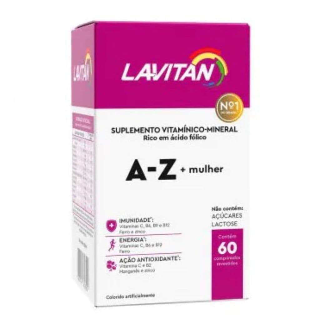 LAVITAN A-Z MULHER 60 comp