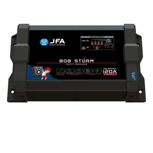 FONTE CARREGADOR DE BATERIA 120A BOB STORM JFA