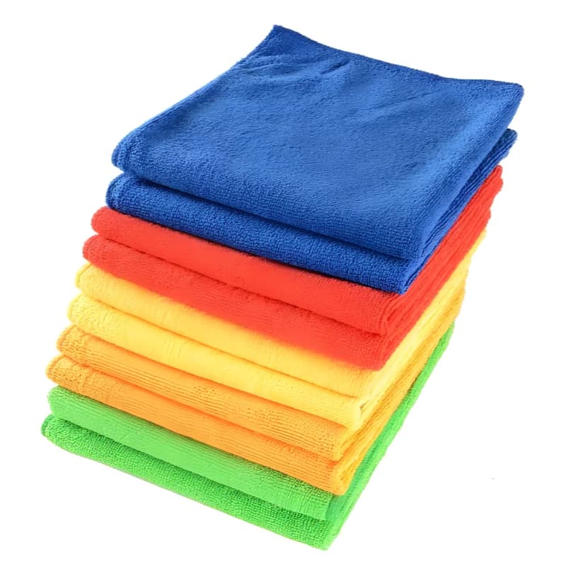Kit Pano De Limpeza Microfibra 20 Unidades Multiuso Toalha Alta Absorção 30x30cm Direto De Fábrica