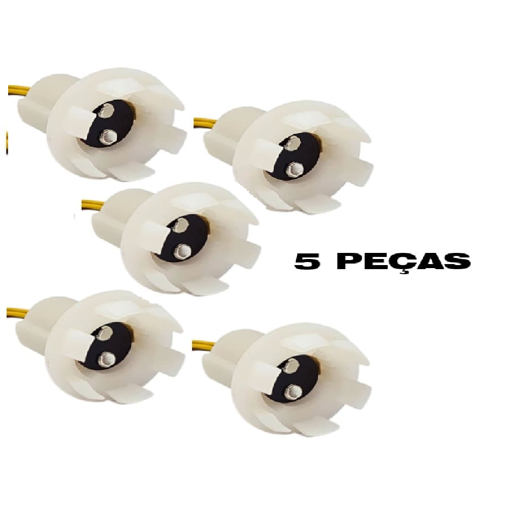 SOQUETE GARRA MODELO ROSETA / MARGARIDA 2 POLOS (KIT COM 5 PEÇAS)