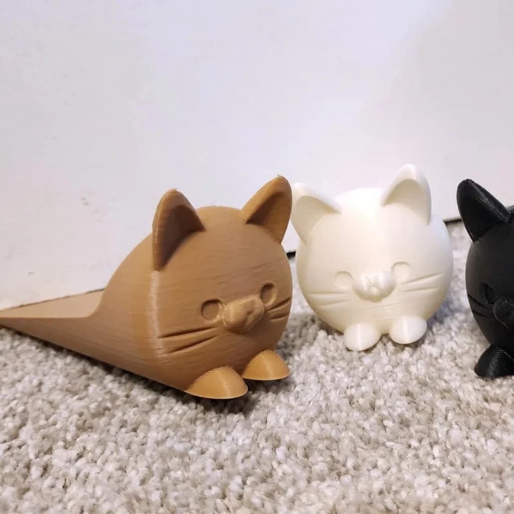 Peso de Porta Formato Gato - KIT COM 3,5,10 – Trava Decorativa Design Exclusivo