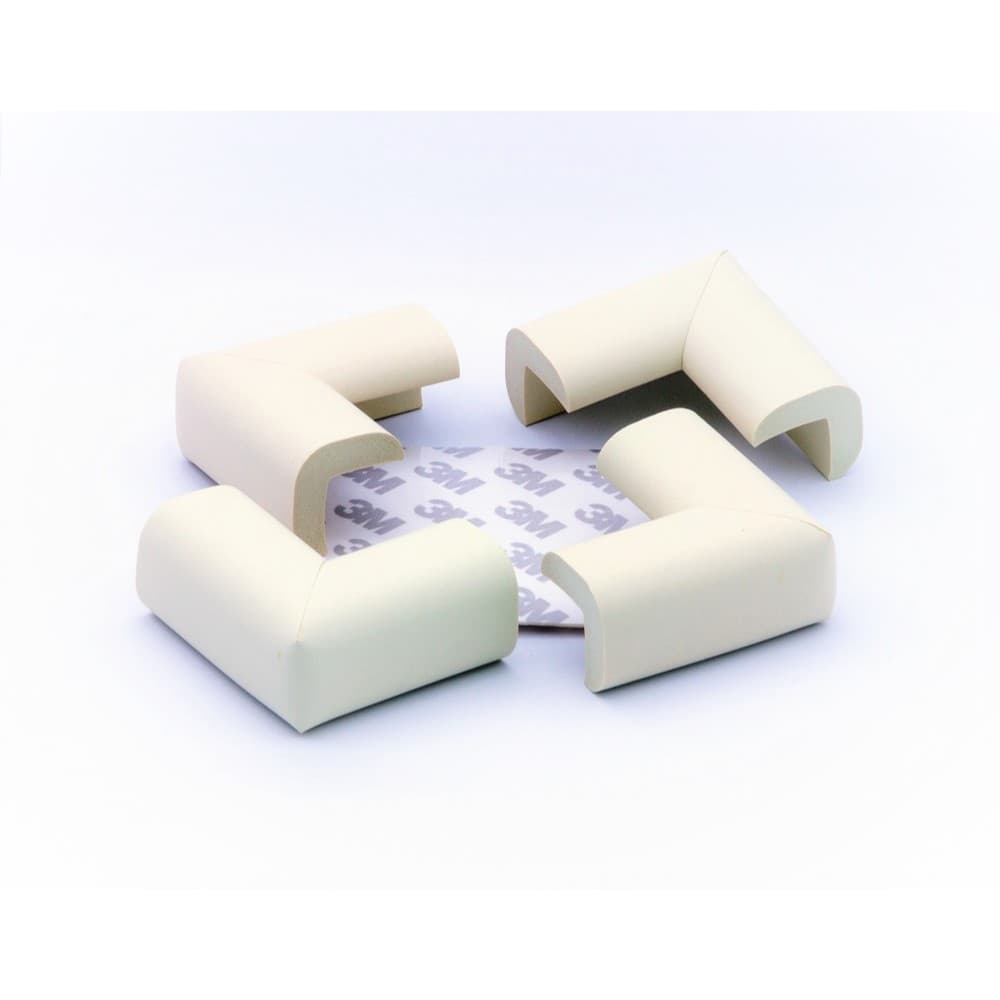 Protetor de Cantos Ibimboo – Kit com 4 Unidades em Espuma EVA para Mesas, Armários e Prateleiras