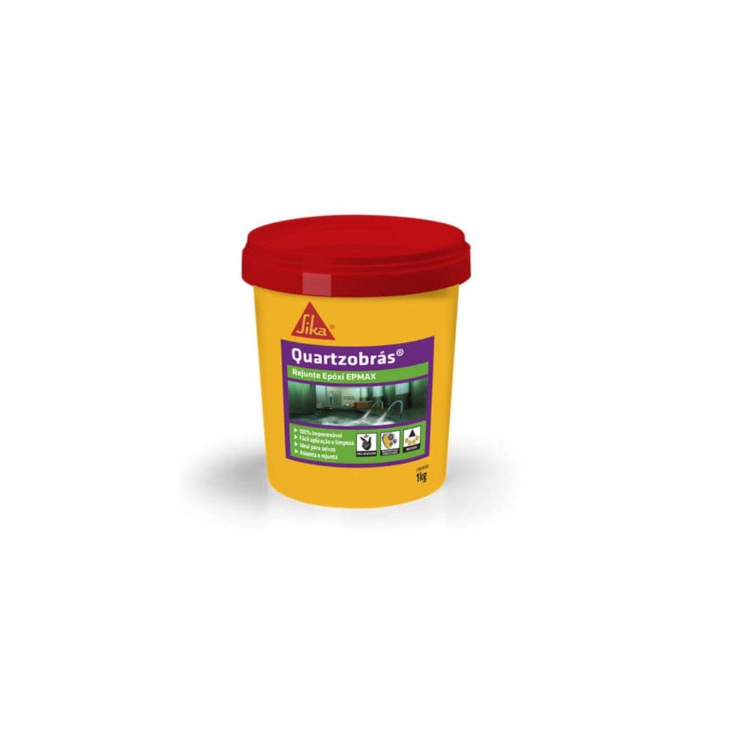 Rejunte Epoxi Epmax Quartzobras 1kg Cores Sika