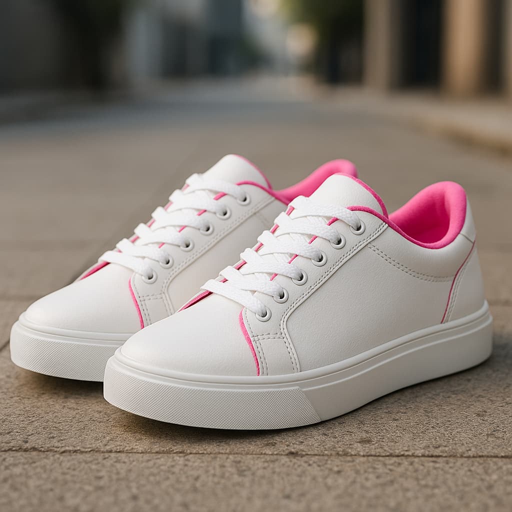 Tênis Casual Feminino Numeração Especial Dia Versátil-Promoção Envio Imediato