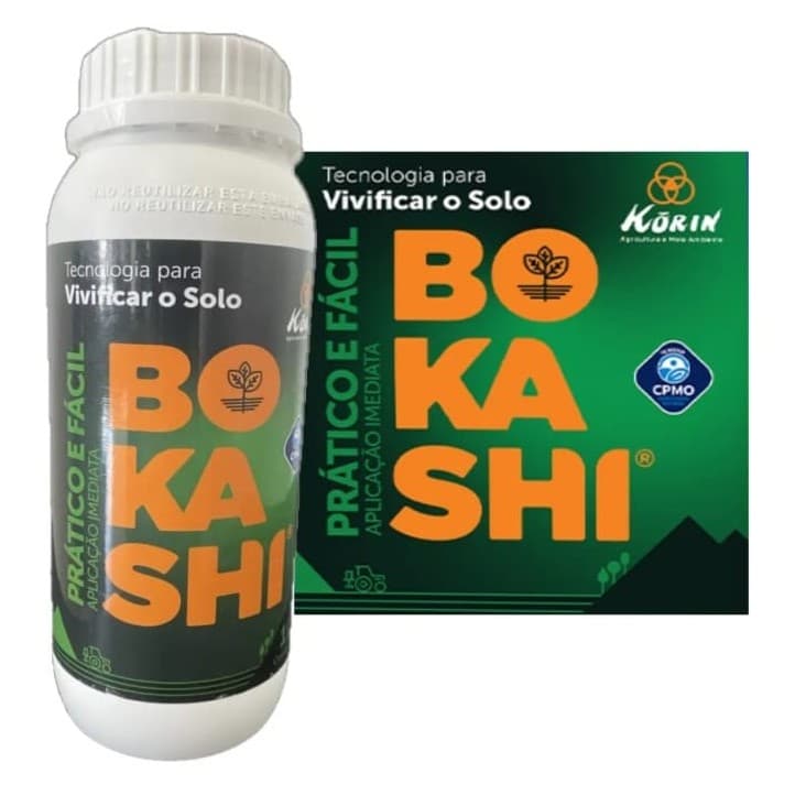 Bokashi Korin Orgâncio Microbiota Solo Pronto Uso - 1 Litro
