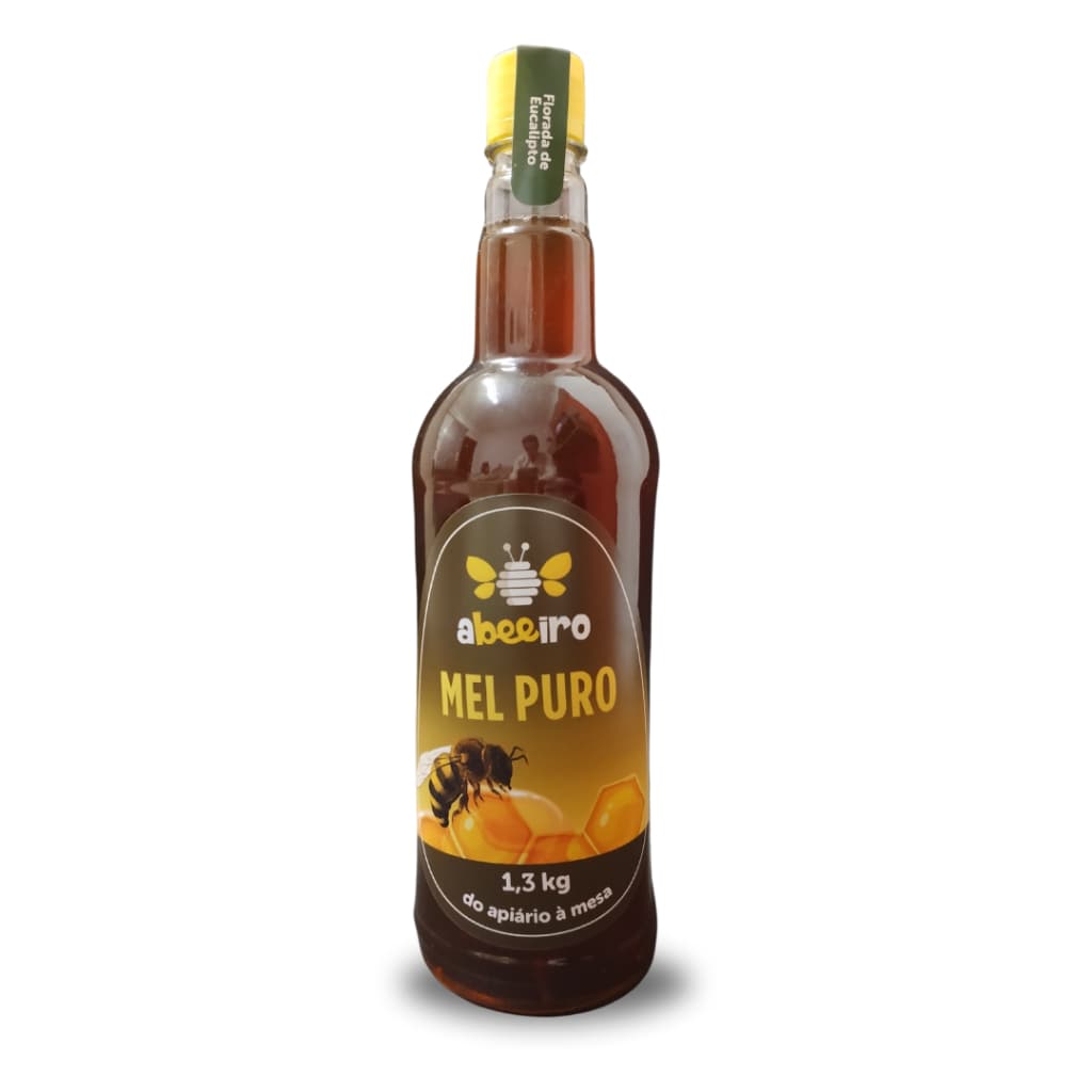 Mel Puro de Abelha - (Direto do Produtor) -  garrafa 1,3kg