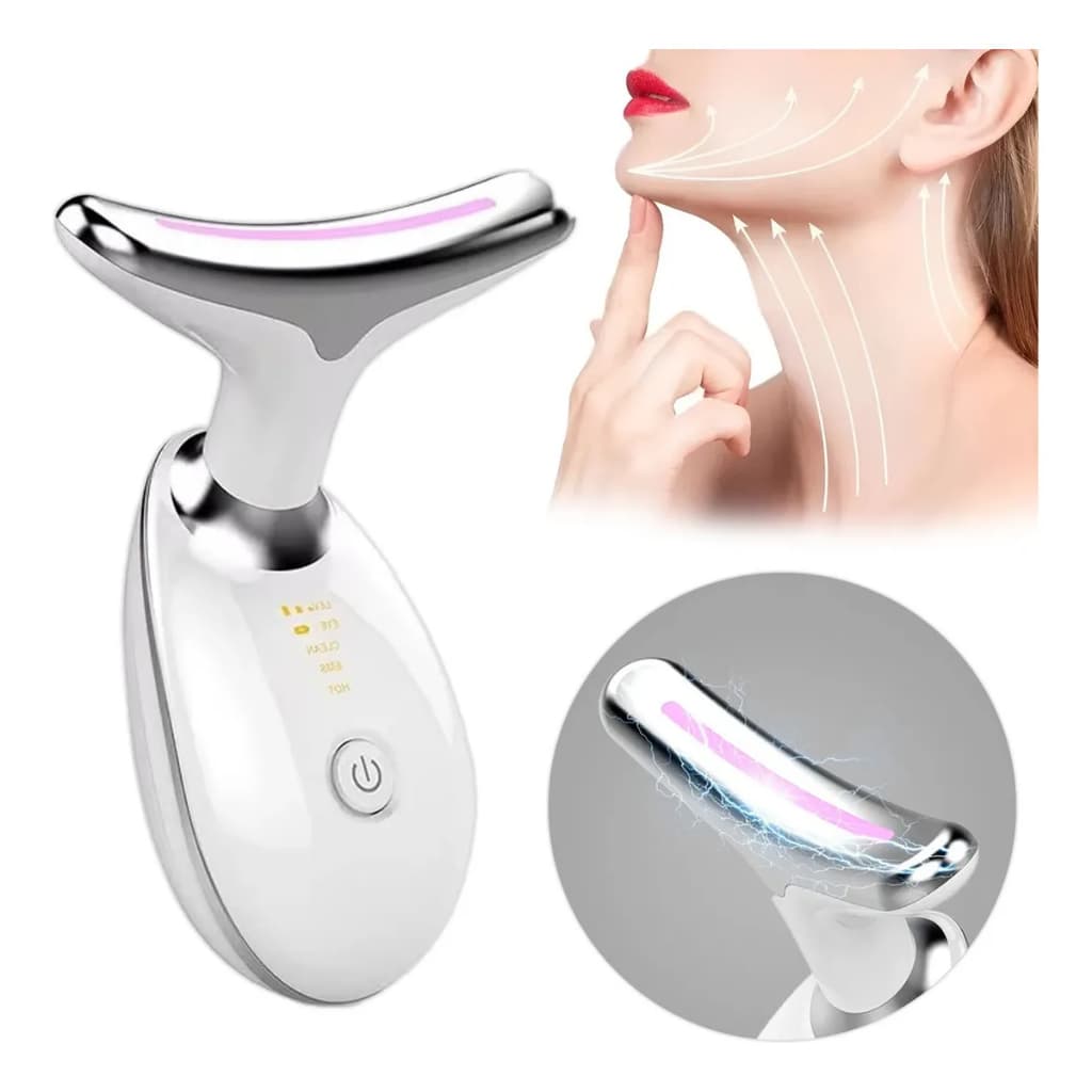 Massageador Golfinho para Tratamento Rejuvenescedor Anti-idade com 7 LED Fototerapia