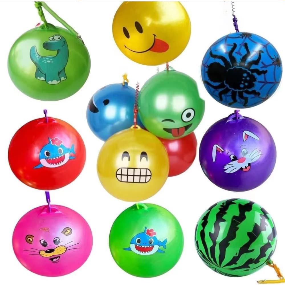 30 Bolas Inflável Infantil Modelos Sortidos Desenhos Animados Coloridas