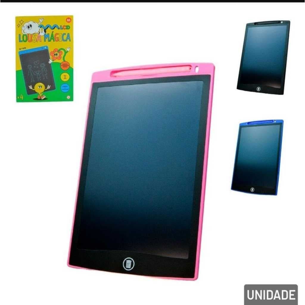 Lousa Mágica Modelo Tablet 8 polegadas Para Crianças Super Divertido Exclusivo