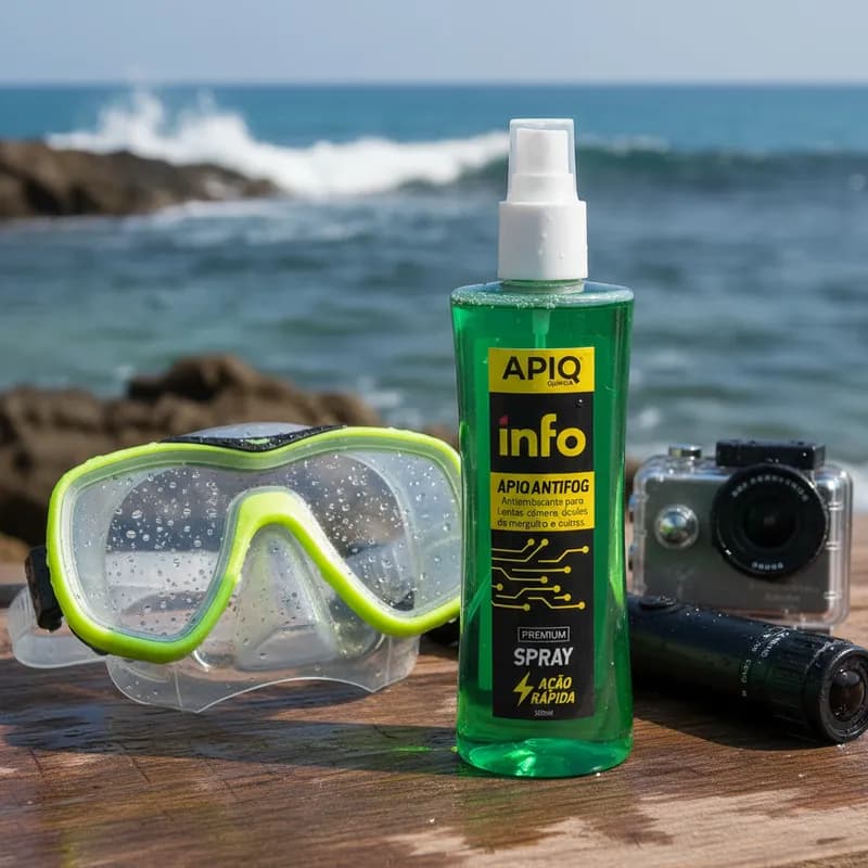 Spray Fog Anti Embaçantes Para Óculos De Mergulho Natação Lente Câmera De 300ml