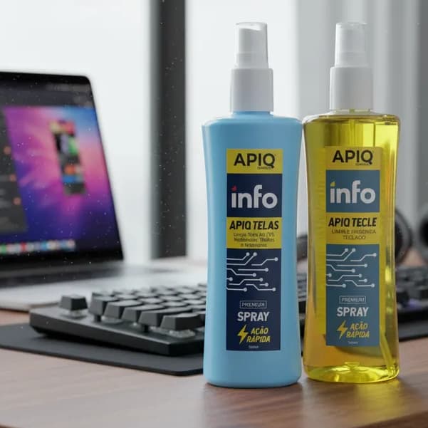 Kit Para Limpeza de Telas  e Teclados Especial Para Notebook