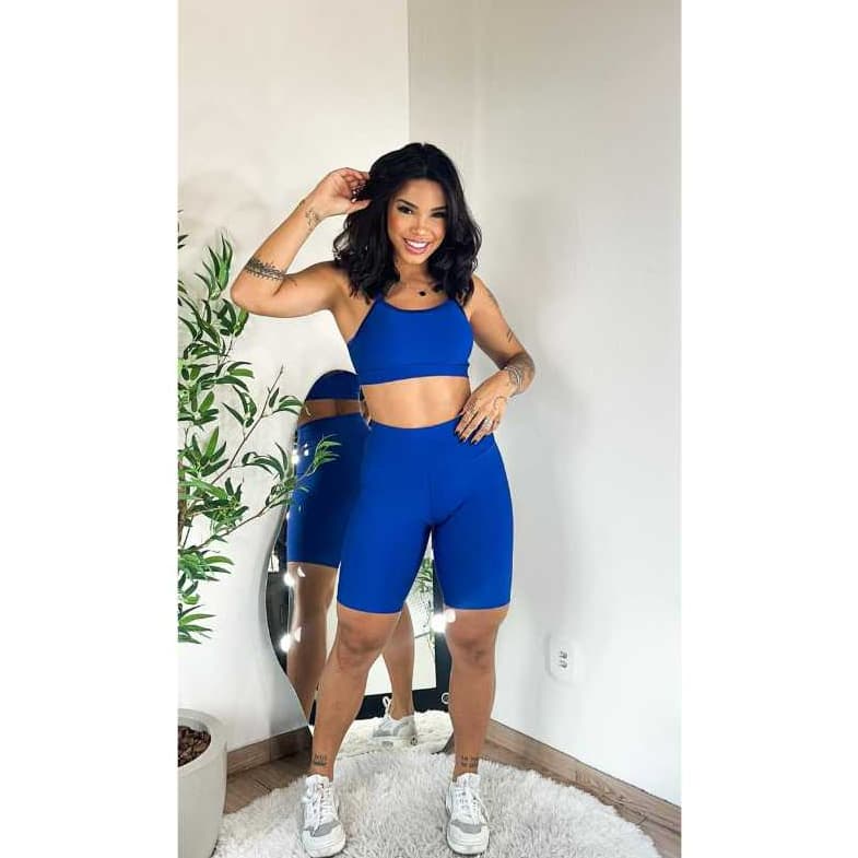 Conjunto Feminino Short + Top Fitness