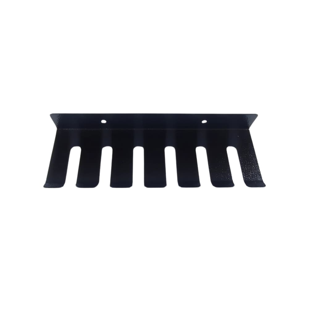 Porta Espeto De Parede Preto 24cm LE GOURMET Para 6 Espetos