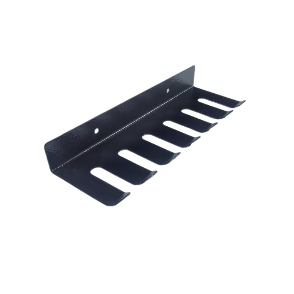 Porta Espeto Preto Para 6 Espetos De Parede 24cm Le Gourmet