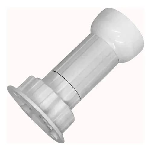 Kit 4 Pés com regulagem de Móveis Armários Cozinha Redondo 10 A 13,5cm - Branco 320kg