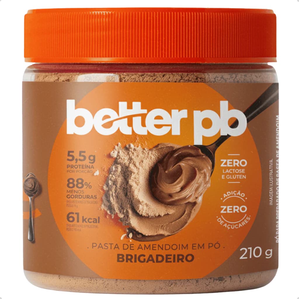 Pasta de Amendoim em Pó 210g BetterPB