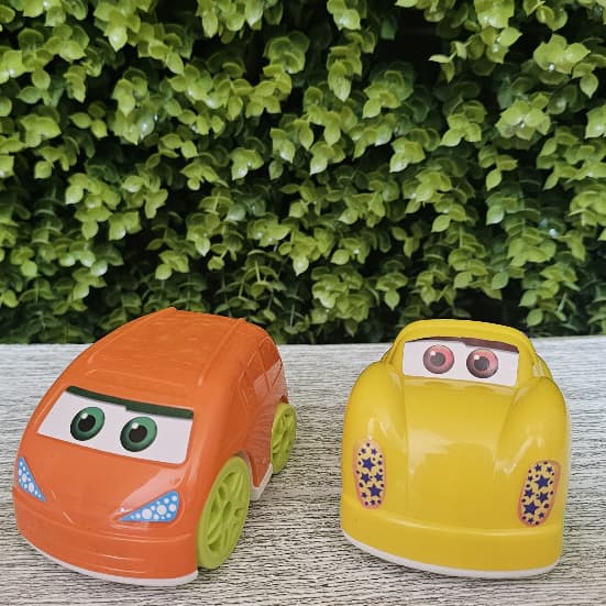 Carrinho para Bebê BABY CARS Double com 2 Carrinhos Coloridos - Big Star
