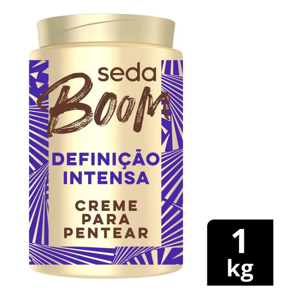 Creme para pentear Seda Boom Definição Intensa Potão de 1kg
