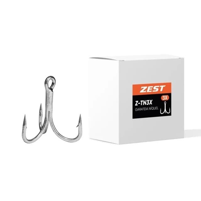 Garateia De Pesca Níquel Zest 3x Z-tn3x Caixa C/ 30pçs / 50pçs