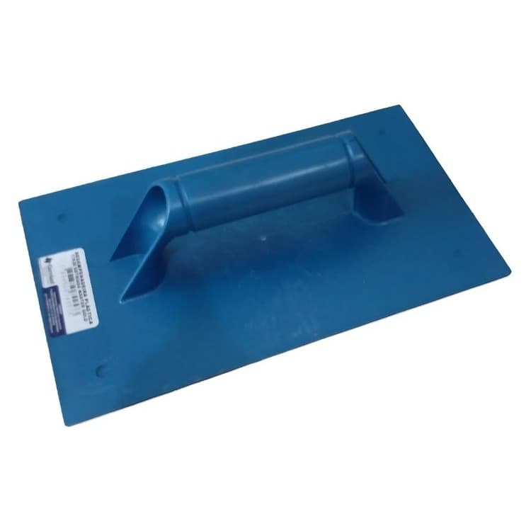Desempenadeira Plástica Estriada 17x30 Master Gold Azul Gerplast