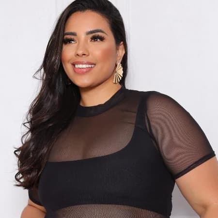 Blusa Body Plus Size Manga Curta Tule look Festas Fim De Ano, BODY BLUSA TULE PLUS SIZE LOOK FESTA BODY