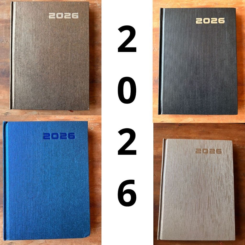 Agenda 2026 Comercial Diária Planner clássica 13,7x18,7cm