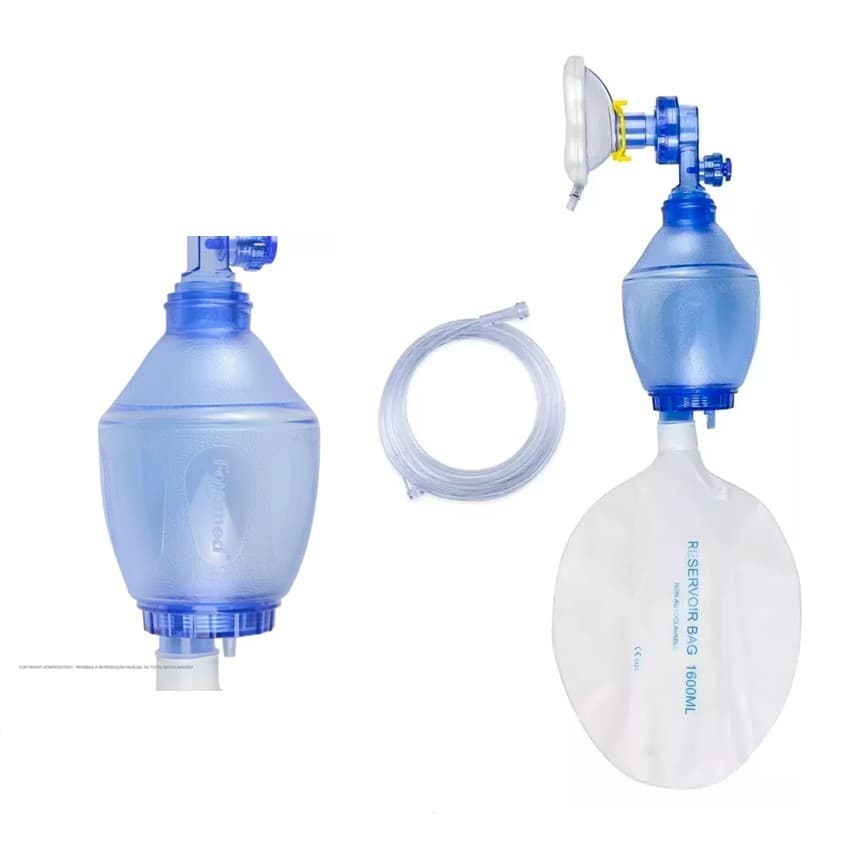 Reanimador PEDIÁTRICO Ambu Manual Em Pvc Com Reservatório (APH) FOYOMED Val 05/03/2029
