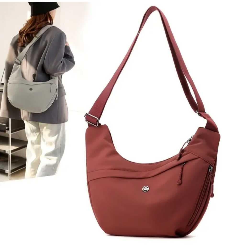 Bolsa Feminina Versátil Alta Qualidade Leve Cor Solida Bolsa Casual Essenciais do Dia A Dia (CHIBAO)