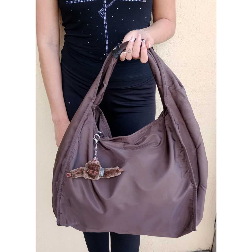 Bolsa Feminina + chaveiro de macaco Sacola Grande Academia Yoga Fitness, Bolsa de Ombro Grande impermeável Sacola