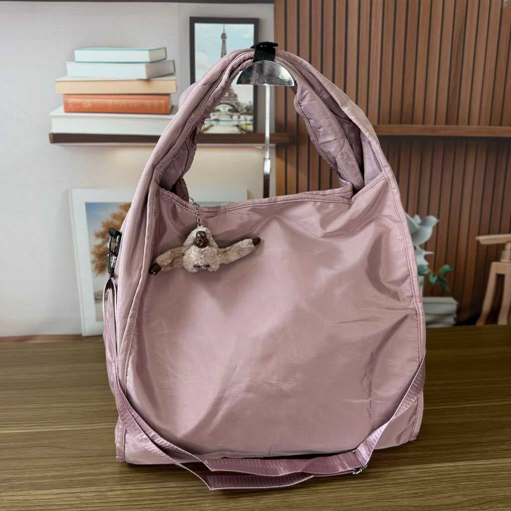 Bolsa Feminina + chaveiro Sacola Grande Academia Yoga Fitness, Bolsa de Ombro Grande impermeável Sacola