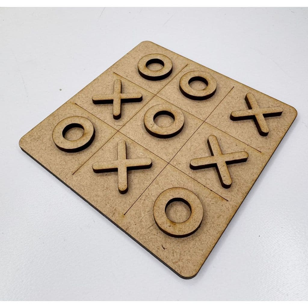 50 Jogo Da Velha Com Tabuleiro (Brinquedo/Presente/Lembrancinha) Em MDF 3mm Jogos Tabuleiro