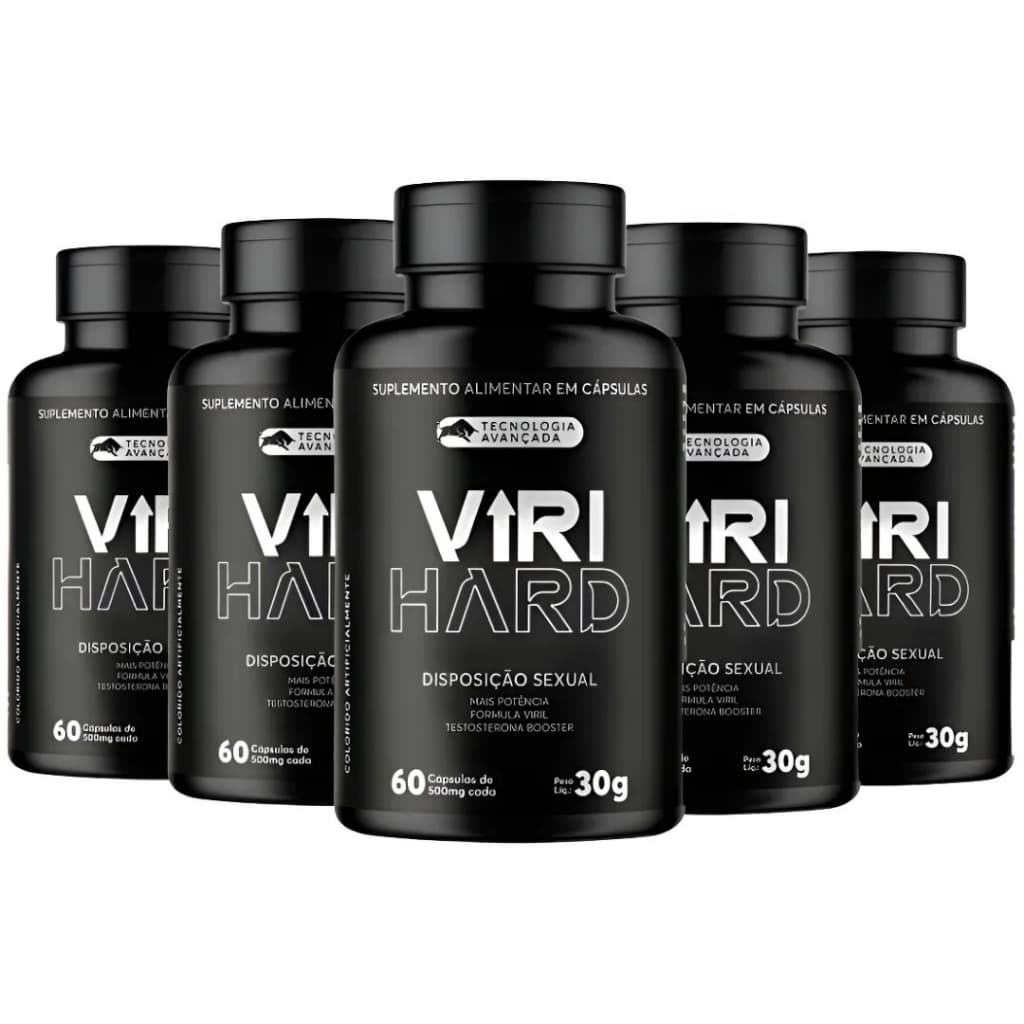 Virihard | Produto Original | kit 5 potes | 300 Cápsulas