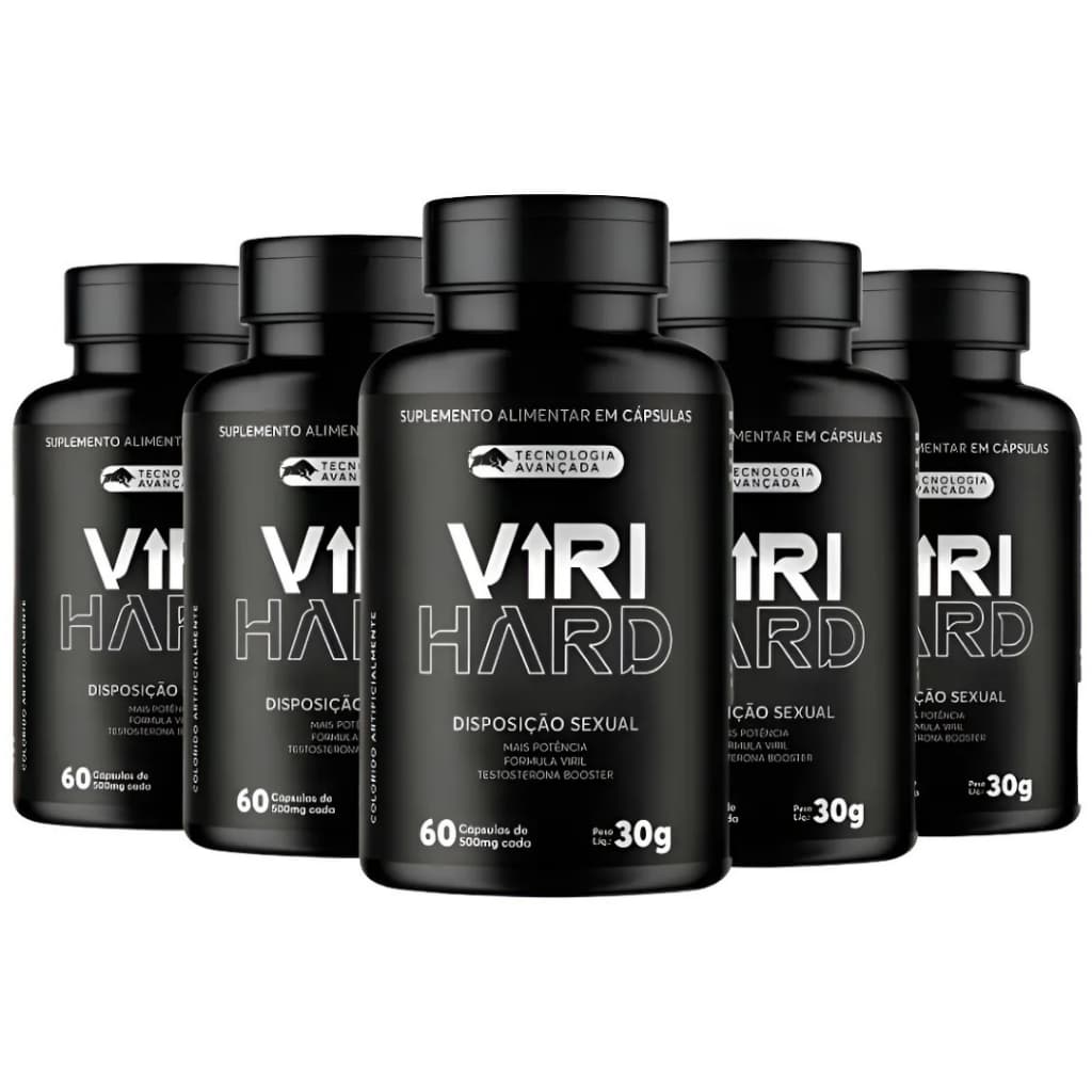 Virihard | Produto Original | kit 6 potes | 360 Cápsulas